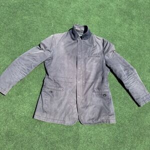 Rodd & Gunn Jacket Armitage Work Coat Womens Size M Black Wax Harrington